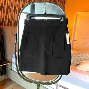 NWT Maeve by Anthropologie Black Short Skirt